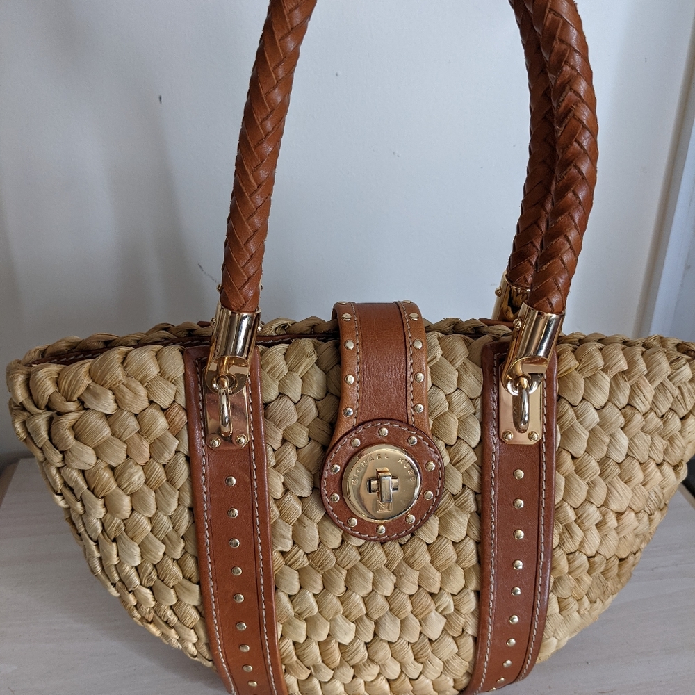 Michael Kors Basket & Leather Summer Handbag